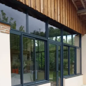 Fermeture de terrasse avec fenêtres à Revel