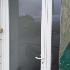 Pose 2 portes fenêtre PVC blanc